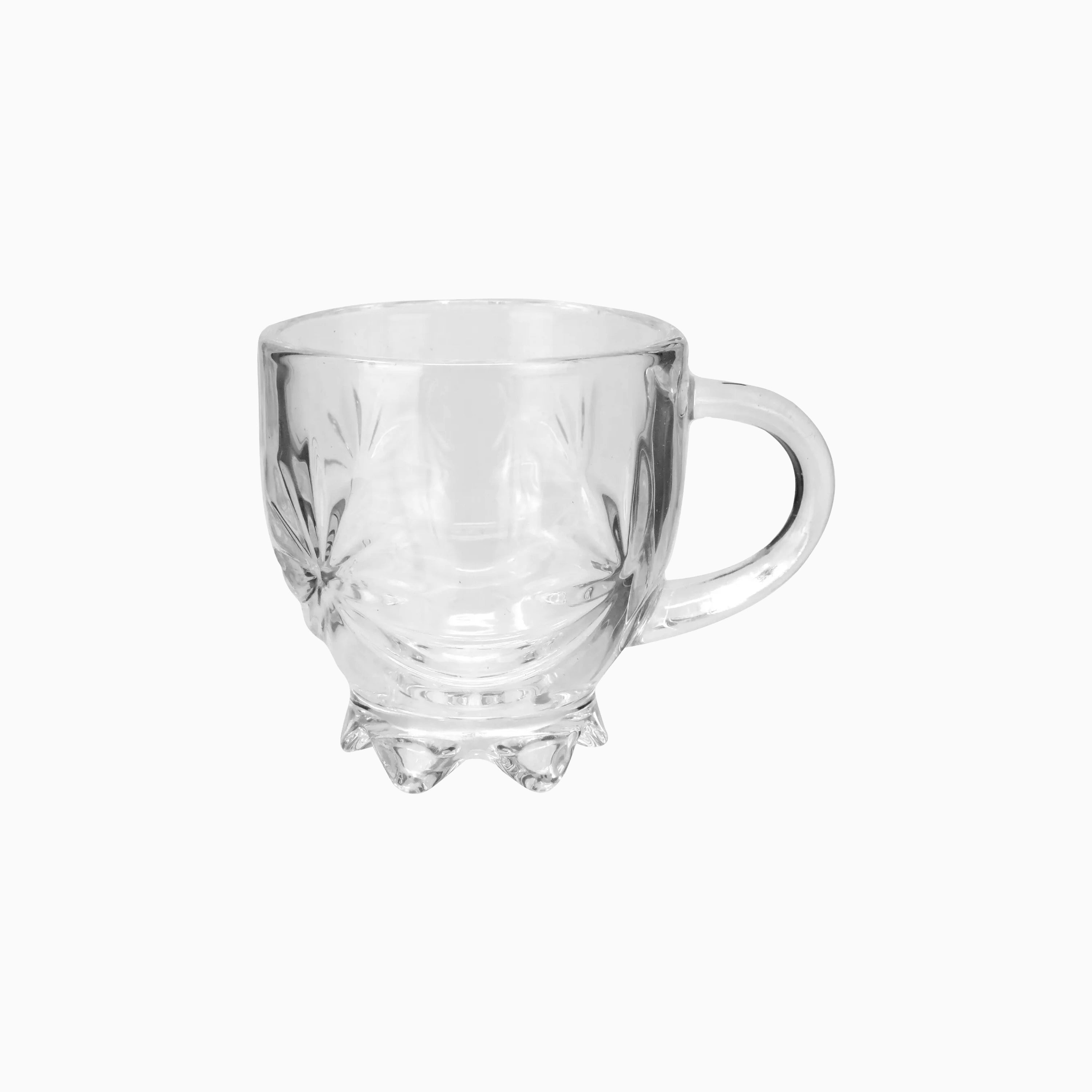 Glass Cup with Handle 5.2 oz | code: KTZB43