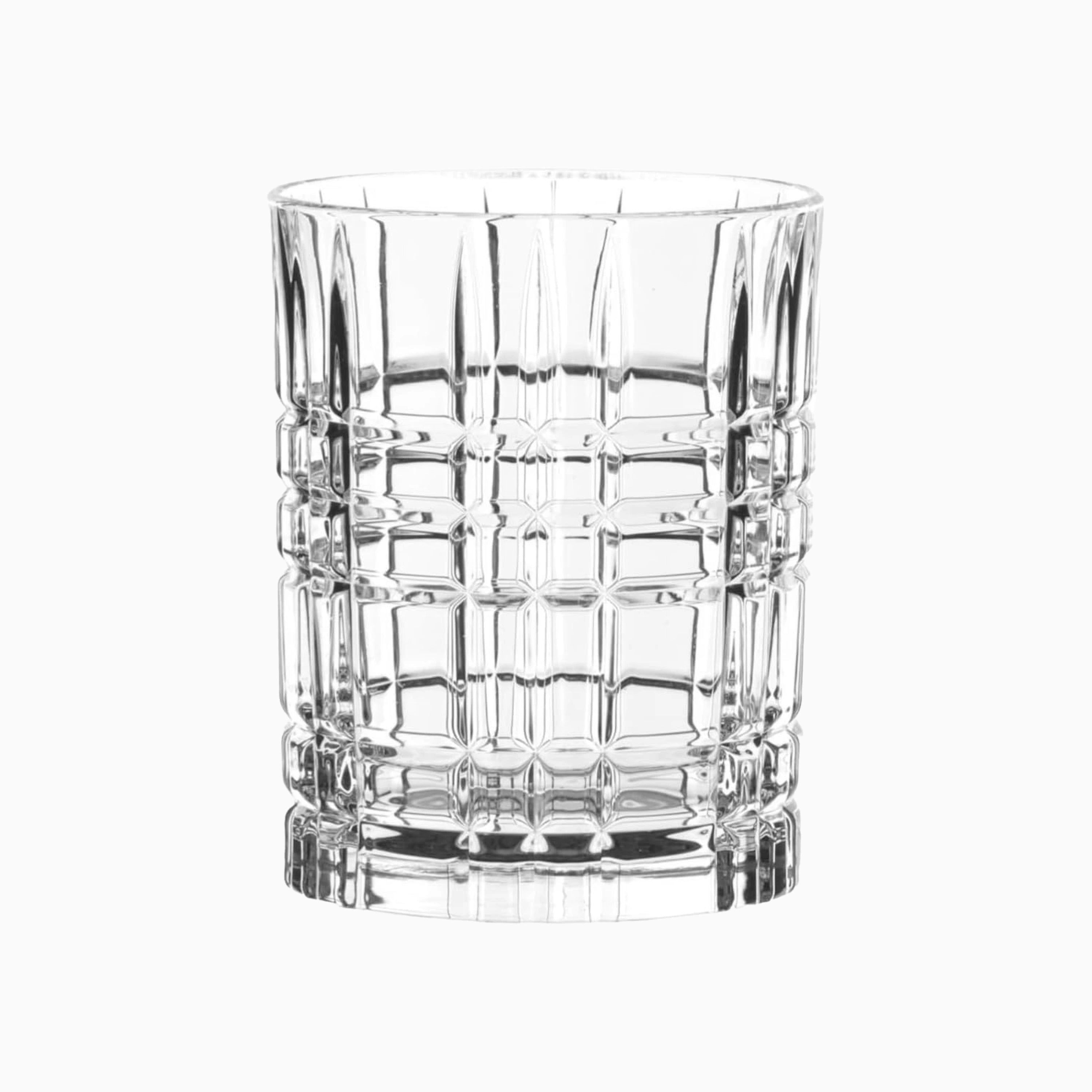Grid Patterned Glass Tumbler | code: KTY6230D