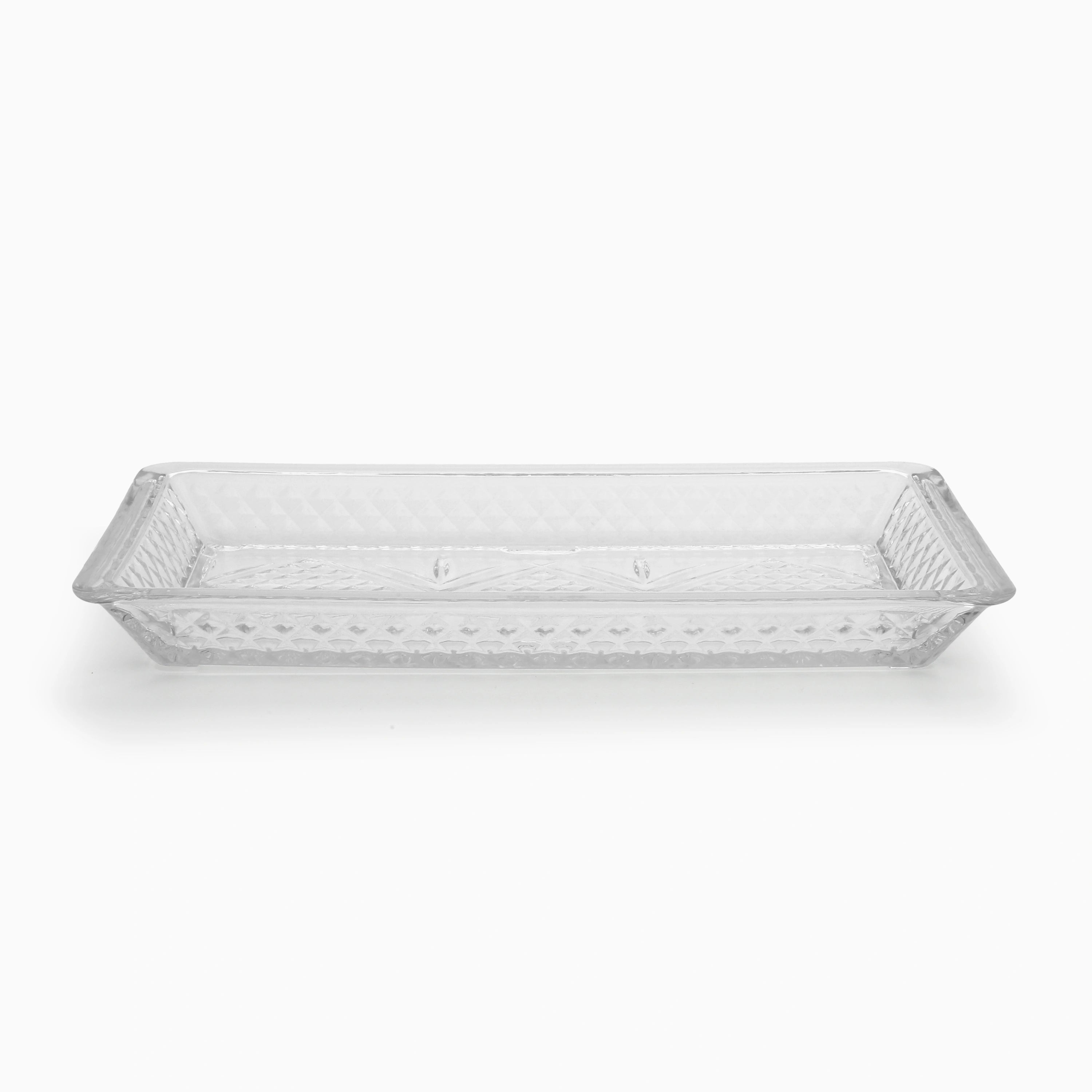 Panama Glass Serving Platter  | code: 1002