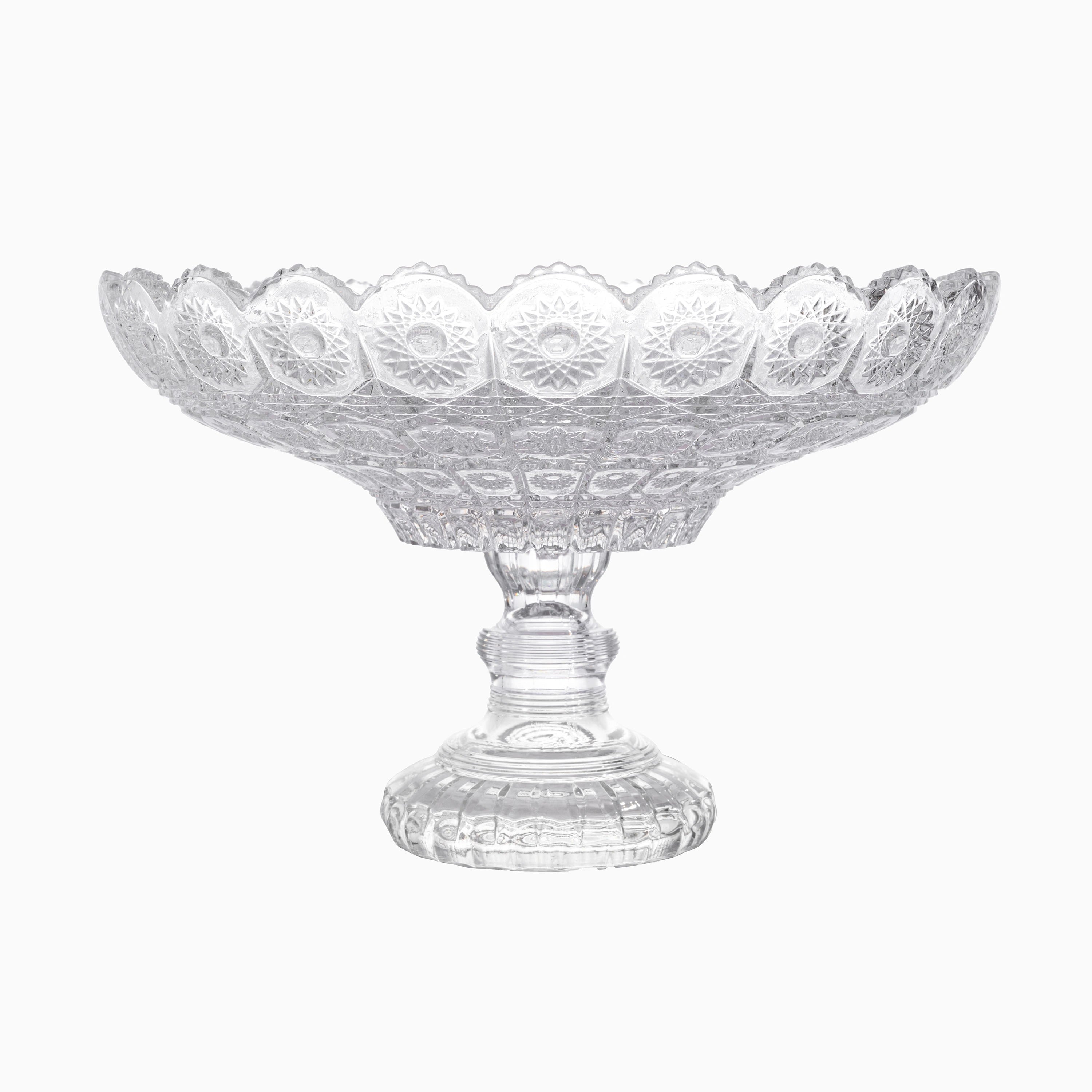 Glass Fruit Bowl on Foot, SK09672400W